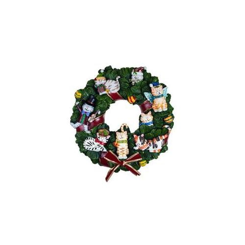 Holiday Cats Musical Wreath By San Franc , Walmart.com